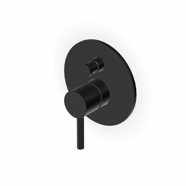 Zucchetti Pan S Miscelatore monocomando vasca-doccia ZPA775-Brushed Total Black PVD