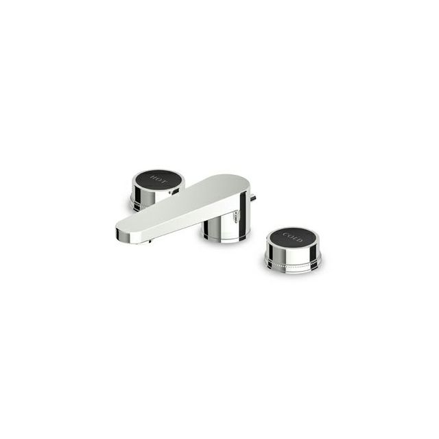 Zucchetti Savoir Batteria 3 Fori Lavabo ZSA401.CC-Zucchetti-Nickel maniglie in nickel