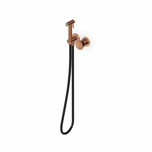 Zucchetti Sablier Idroscopino wc/bidet completo di miscelatore monocomando ZSL417.X-Copper Brushed PVD