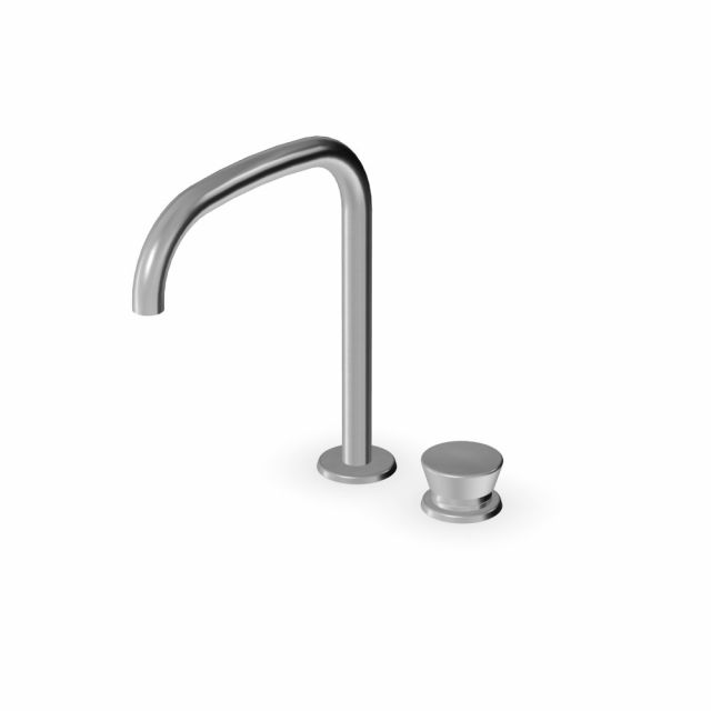 Zucchetti Sablier Miscelatore monocomando lavabo 2 fori ZSL418.X-Acciaio Spazzolato