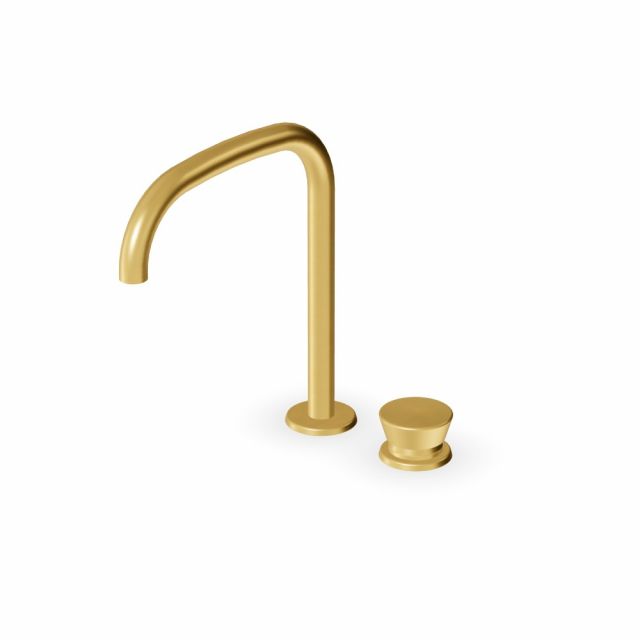 Zucchetti Sablier Miscelatore monocomando lavabo 2 fori ZSL418.X-Gold Brushed PVD