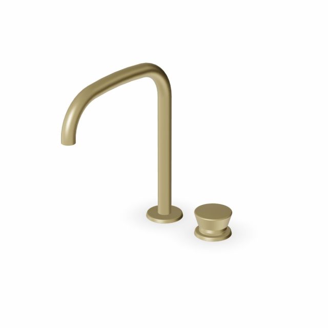 Zucchetti Sablier Miscelatore monocomando lavabo 2 fori ZSL418.X-Matt British Gold PVD
