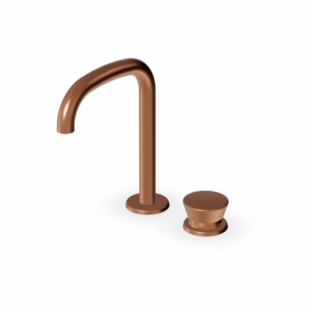 Zucchetti Sablier Miscelatore monocomando lavabo a 2 fori ZSL419.X-Copper Brushed PVD