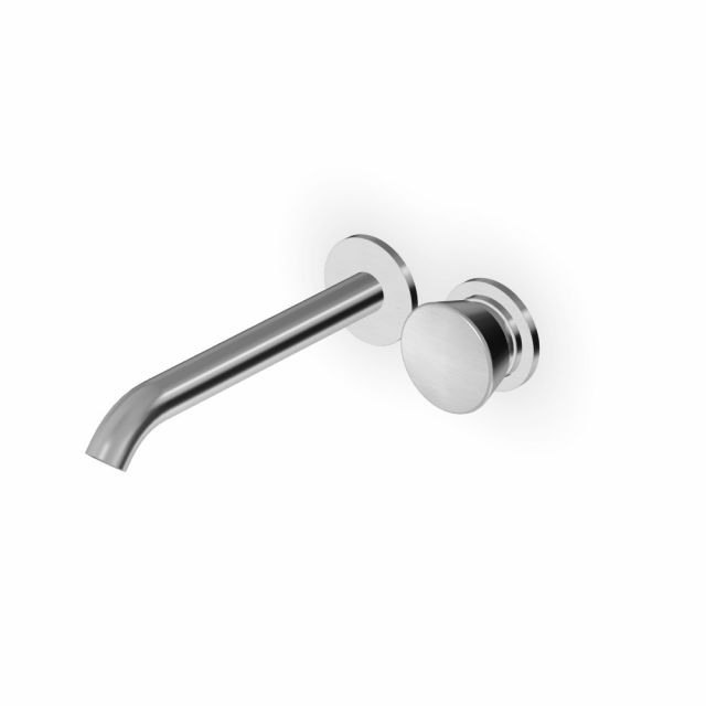 Zucchetti Sablier Miscelatore monocomando lavabo 2 fori-Acciaio Spazzolato