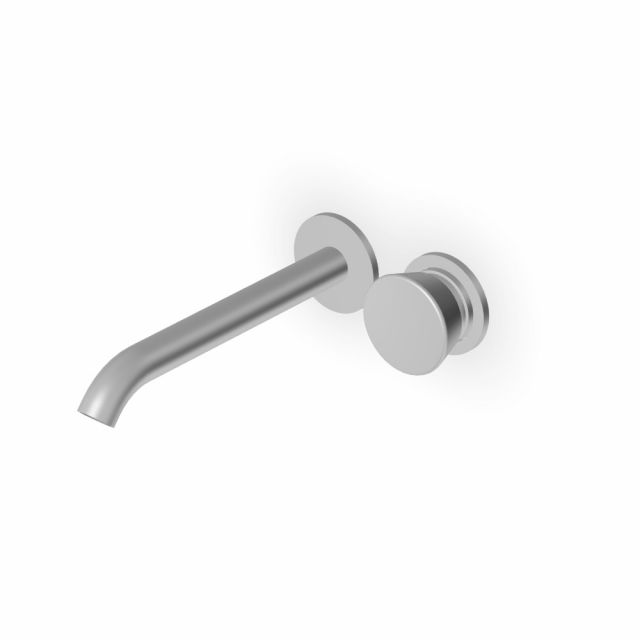 Zucchetti Sablier Miscelatore monocomando lavabo 2 fori-Matt Stainless Steel