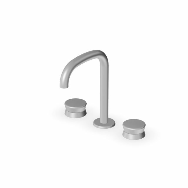 Zucchetti Sablier Batteria lavabo a 3 fori ZSL5342.X-Matt Stainless Steel
