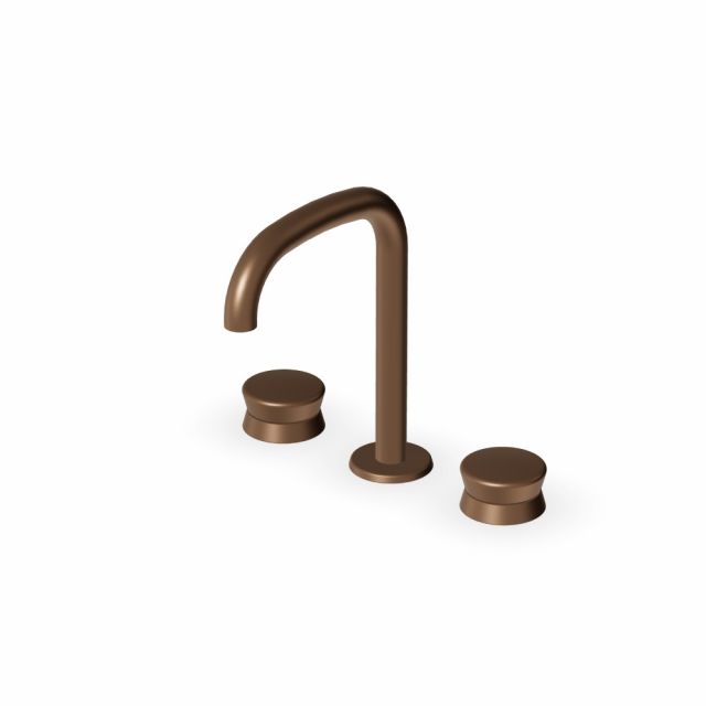 Zucchetti Sablier Batteria lavabo a 3 fori ZSL5342.X-Matt Chocolate PVD
