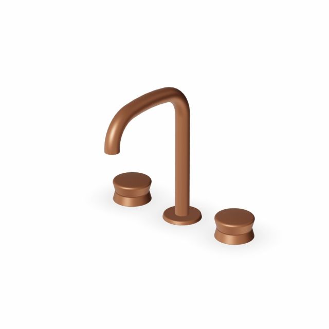 Zucchetti Sablier Batteria lavabo a 3 fori ZSL5342.X-Matt Copper PVD