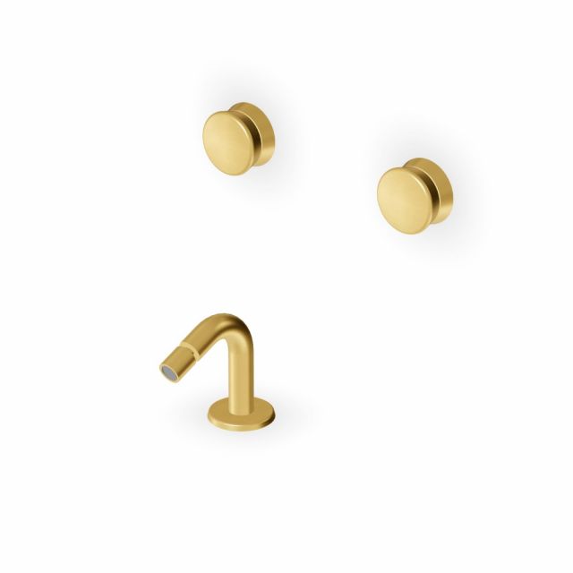 Zucchetti Sablier Batteria bidet con bocca da piano ZSL5737.X-Gold Brushed PVD