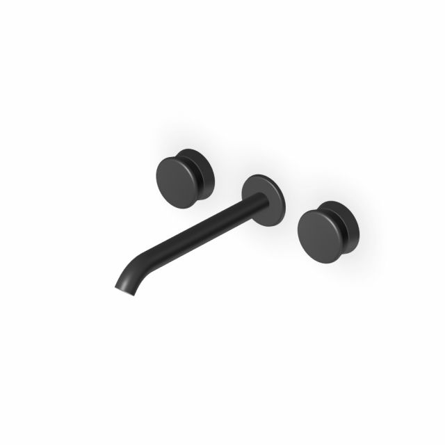 Zucchetti Sablier Batteria lavabo a 3 fori ZSL5780.X-Matt Total Black PVD