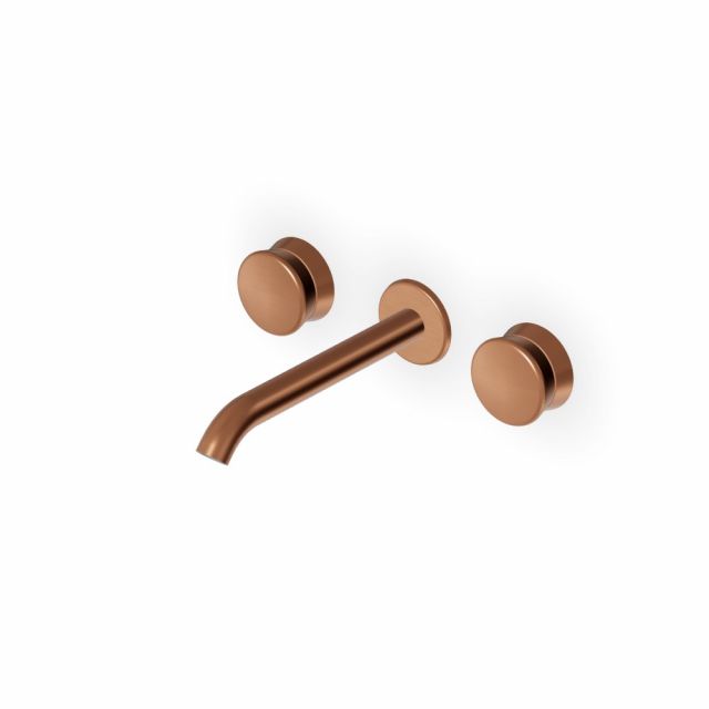 Zucchetti Sablier Batteria lavabo a 3 fori ZSL5781.X-Copper Brushed PVD