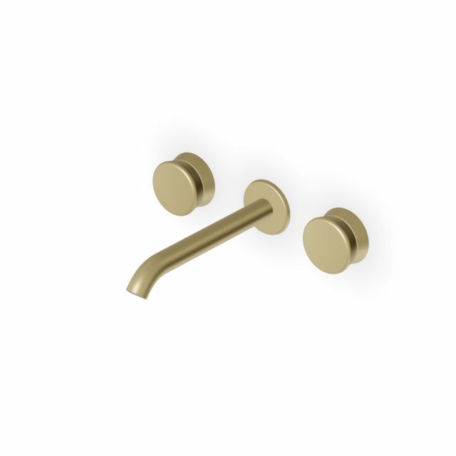 Zucchetti Sablier Batteria lavabo a 3 fori ZSL5781.X-Matt British Gold PVD