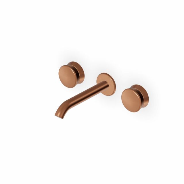 Zucchetti Sablier Batteria lavabo a 3 fori ZSL5782.X-Copper Brushed PVD