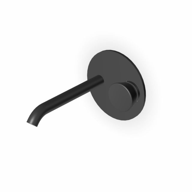 Zucchetti Sablier Miscelatore monocomando lavabo 2 fori ZSL736.X-Matt Total Black PVD