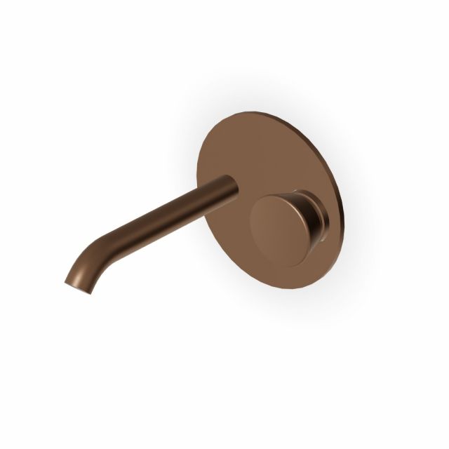 Zucchetti Sablier Miscelatore monocomando lavabo 2 fori ZSL739.X-Matt Chocolate PVD