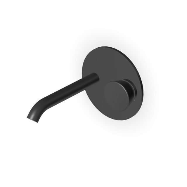 Zucchetti Sablier Miscelatore monocomando lavabo 2 fori ZSL739.X-Matt Total Black PVD