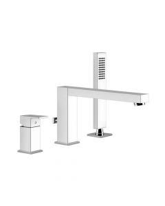 Gessi Rettangolo Gruppo Bordo Vasca 3 Fori 20037