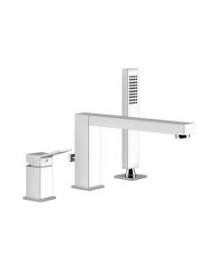 Gessi Rettangolo K gruppo bordo vasca tre fori 53037