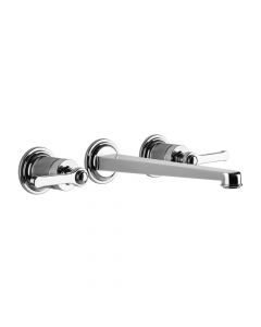 Gessi Venti20 Miscelatore a Parete Lavabo 65090+45089