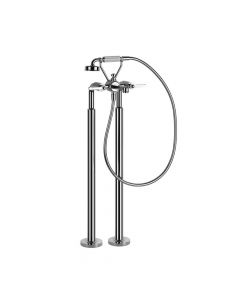 Gessi Venti20 Gruppo Vasca a Pavimento 65128+65099