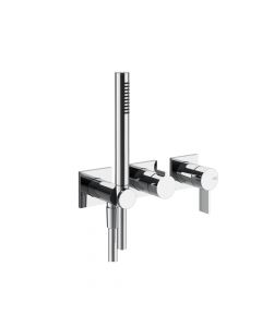Gessi Inverso Rigato Miscelatore doccia a parete 73536+54139