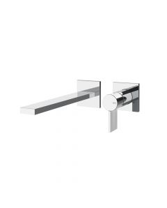 Gessi Inverso Rigato Miscelatore lavabo a parete 73588+63397