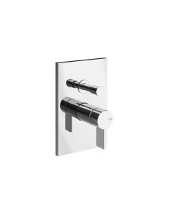 Gessi Inverso Diamantato Miscelatore bagno/doccia a parete 73679+44673