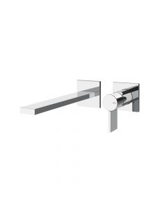 Gessi Inverso Diamantato Miscelatore lavabo a parete 73688+63397