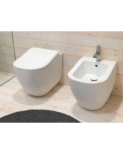 Cielo Fluid Sanitari a Pavimento WC+Bidet FLVA+FLBI